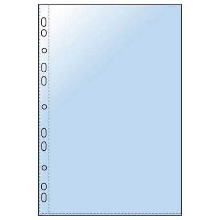 Plastficka, A4, stansad, 40 mikrometer, polypropylen, 11 hål, genomskinlig - Lyreco - Kontorsmaterial - Mappar och plastfickor - Plastfickor - Öppen 