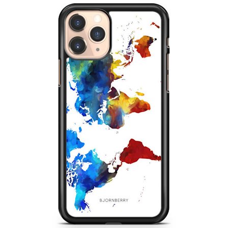 Bjornberry Hårdskal iPhone 11 Pro - Världskarta