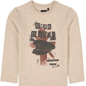Kids - IKKS Beige Long Sleeved Branded Graphic T-shirt 14 Years - Tops - 14 years - Beige - Junge