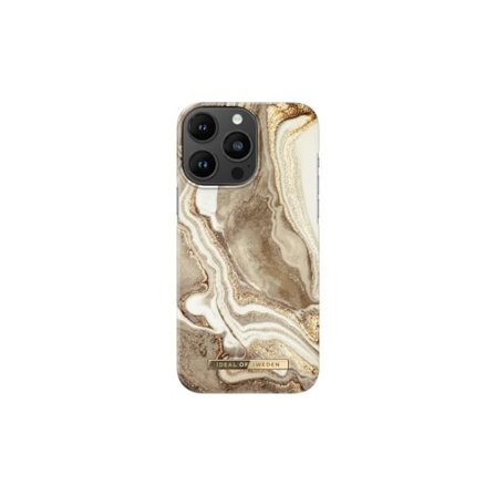 Coque IDEAL OF SWEDEN för iPhone 14 Pro Max - Modell Golden Sand Marble