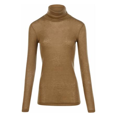 Closed Turtlenecks Brun, Dame Rullekraver