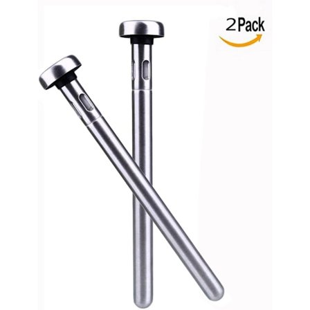 2 st Rostfria Öl Kylare Vinflaskkylare Frysstav för Hemmabar Utomhusfest Grill Drickande