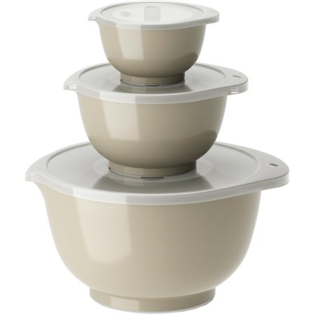 Rosti NEW Margrethe sæt med skåle 0,25 + 0,75 + 3 liter, humus | KitchenOne