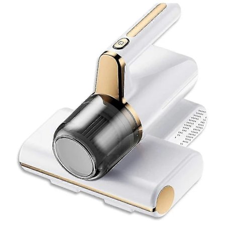 Håndstøvsuger, middsuger med UV-C-lys, middstøvsuger, middstøvsuger for madrasser, sofa, tepper hvit -Sy