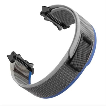 Nylon vævet åndbar urrem kompatibel med Amazfit T-Rex 2 - let, justerbar, svedresistent Gray