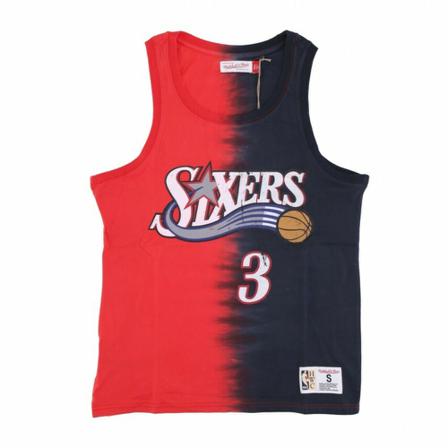 Mitchell & Ness tank top nba vertical tie dye Rød, Herre