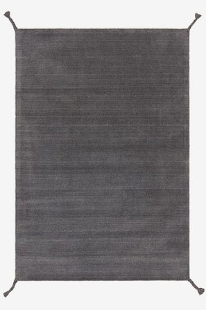 Jotex - Wollen Vloerkleed Donkergrijs Donkergrijs - FERLA - Koop Wollen vloerkleden bij Jotex