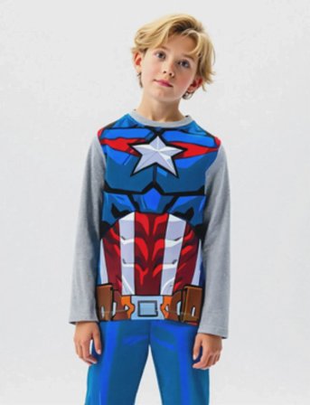Marvel Pyjama - Blue - 140