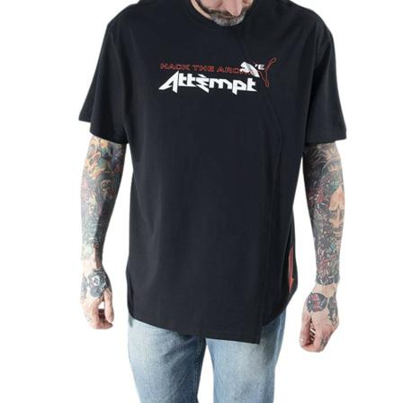 Puma Men T -shirt Attempt Tee 598275 01 S Sort, Herre T-shirts