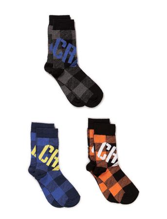 Cr7 Kids Socks 3-Pack Socks & Tights Socks Monivärinen/Kuvioitu CR7