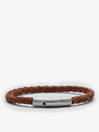 John Henric Men's Braunes Armband Albury Size 20cm