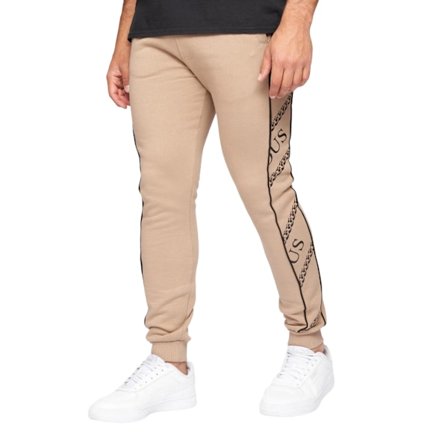 Glorious Gangsta Mens Emerez Jogging Bottoms S Beige