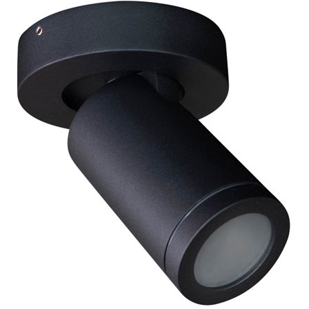 Armaturhantverk - Baderomstaklampe Torsö T 979, 1 spot Svart