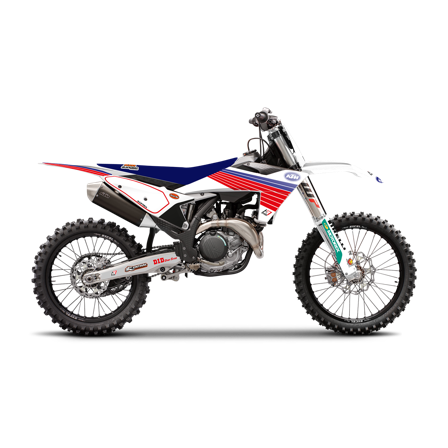 Retro-Aufkleber Set + Sattel Blackbird - KTM 300 EXC 2026-2026