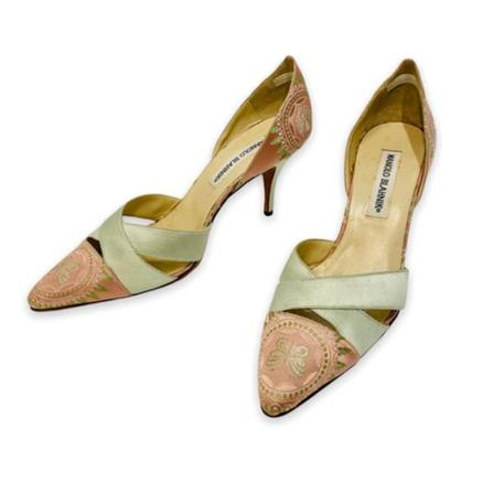 Manolo Blahnik Pre-owned Pre-owned Schoenen , Roze , Dames , Maat: 38 EU