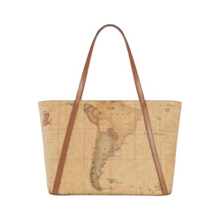 Alviero Martini 1a Classe, Shoulder bag with geo classic print Bruin, Dames, Maat:ONE Size