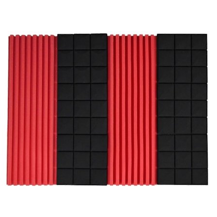 12-pak Lydisolerende Skumpaneler Til Vægge Akustiske Paneler Lydabsorberende Skumpolstring Til Reduktion