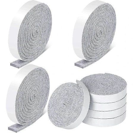 1/2 X 60 tommers selvklebende kraftige filterstrimler selvklebende filtstripe polyesterfilt