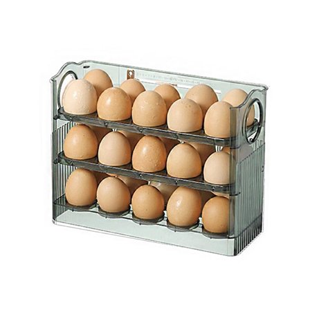 Full Kitchen Refrigerator Egg Rack - Tre-nivåers äggbricka