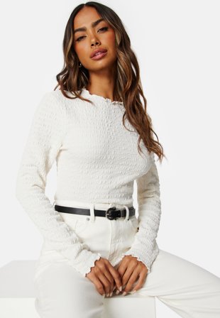 BUBBLEROOM Synthia structure top Cream Klær