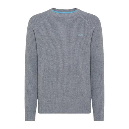 Sun68, Crew Neck Sweater Grijs, Heren, Maat:L