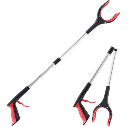 Søppelplukker 1 stk - Søppelplukker med magnetisk spiss - 32" lang rekkevidde hjelpende hånd gripende pinne for voksne barn - Gripende verktøy 