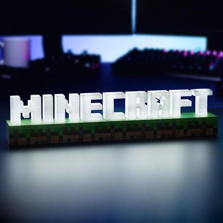 Minecraft Logo Lampa - Partyninja.se