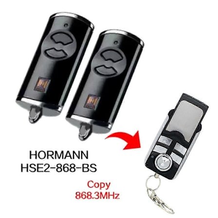 HORMANN BS HSE2-868-BS 868MHz Garageport Fjärrkontroller - 2-pack