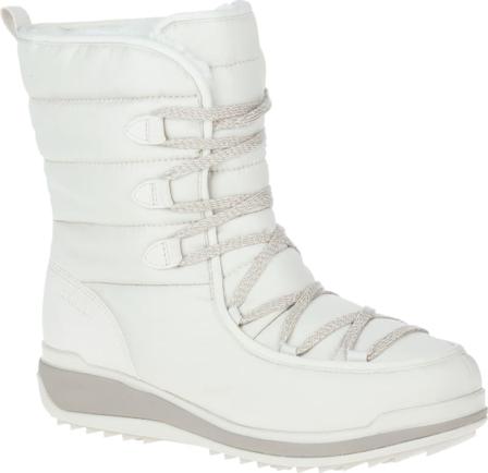 Merrell Women's Snowcreek Cozy Polar Nylon Women lined boots White 38,5