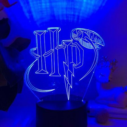 Anime 3D Harry Potter lampe ved sengen Cool World Of KLB