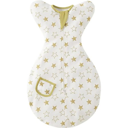 Star, 3-6 månader baby swaddle övergångssovsäck med armar U