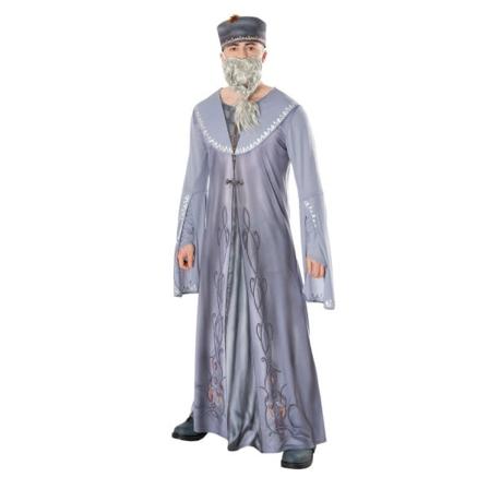 Harry Potter Unisex Voksen Dumbledore Kostyme XL Sølv XL-Xin