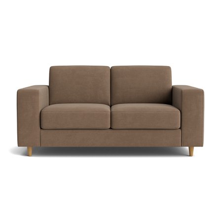 Pesaro 2 personers sofa - Wind Beige - 172x92x84cm - Komfortabel 2 personers sofa med Nozag fjedre, Koldskum & Massivt træ
