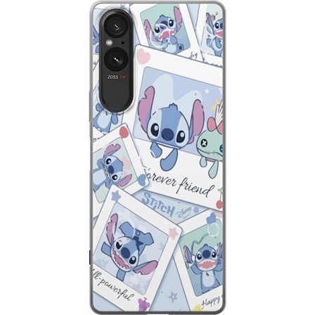 Yhteensopiva Puhelinkuori Sony Xperia 5 V Unelmoivat pilvet vaaleanpunaisina, lila ja sinisen sävyissä, kimaltelevine tähtineen ja pehmeän satumaisen