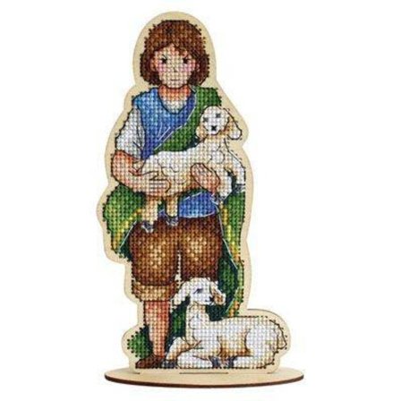 Träbroderi MP Studia "Herde. Julkrubba" 10x18 cm