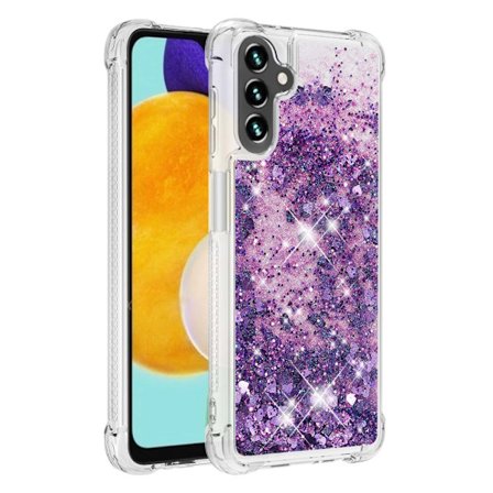 Glitter Bling TPU -kotelo Samsung Galaxy A13 Lila