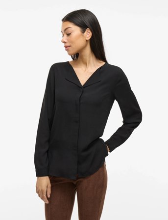 Vila Vilucy L/S Shirt - Noos - Black - L