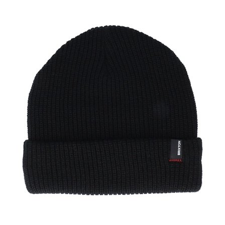 Brixton - Heist Black Cuff Cuff Black Beanie - @ Hatstore