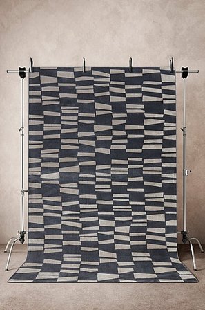 Jotex - Vloerkleed Van Viscose 200x300 Cm Donkergrijs Donkergrijs - ELLERA - Koop Viscose vloerkleden bij Jotex