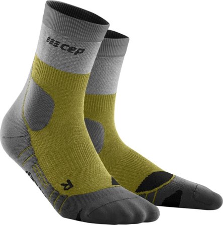 CEP Sports Men's Hiking Light Merino Mid-Cut Socks Men hiking socks Green 3