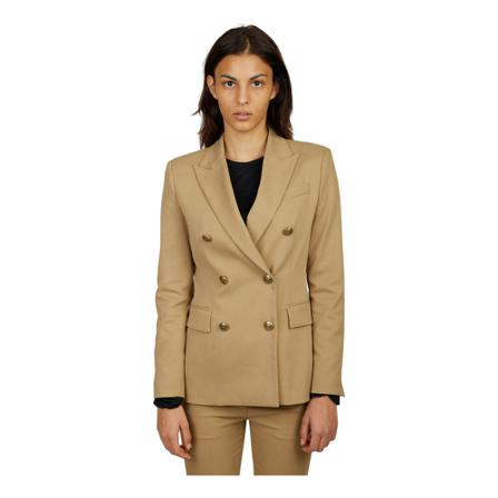 Dondup, Round-neck Knitwear Beige, Dames, Maat:M