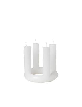 Figurlys 'Lucille' Home Decoration Christmas Decoration Advents Candles White Broste Copenhagen