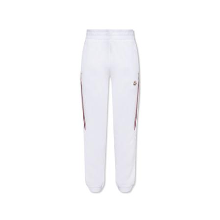 Moncler Sweatpants With Logo , Wit , Heren , Maat: L