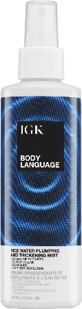 IGK Body Language Rice Water Mist Inpackning & behandling Dam 207ml