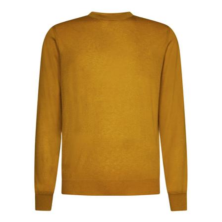 Drumohr Round-neck Strik Gul, Herre Strik