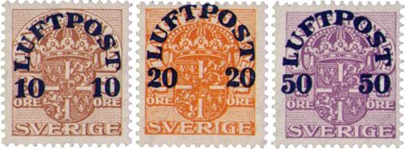 Sverige - AFA 138-140 - Postfrisk