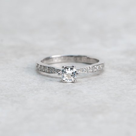 Malva, 18K Weißgold : Diamanten - Laborgezüchtet, Karat - 0.30 kt