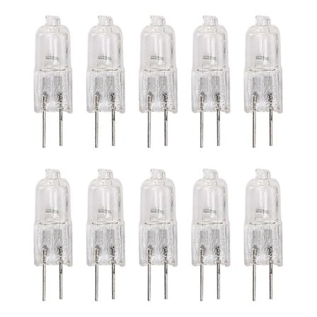 10 st G4 Halogenlampor 10W Varmvit