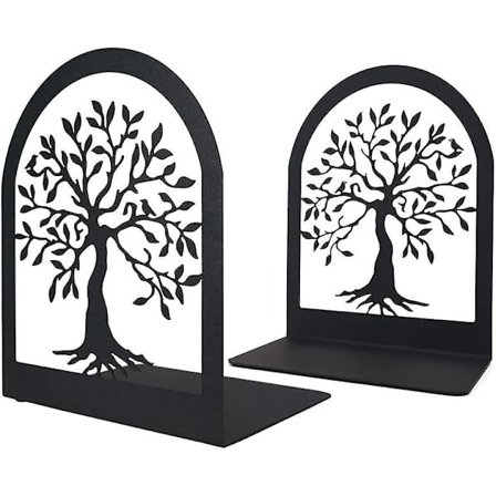 Livets Træ Dekorative Bogstøtter, Heavy Duty Metal Bogstøtter