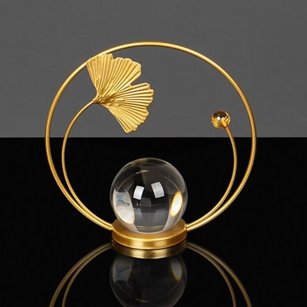 Turtle Back Leaf Display Holder Crystal Ball Basse 2 2